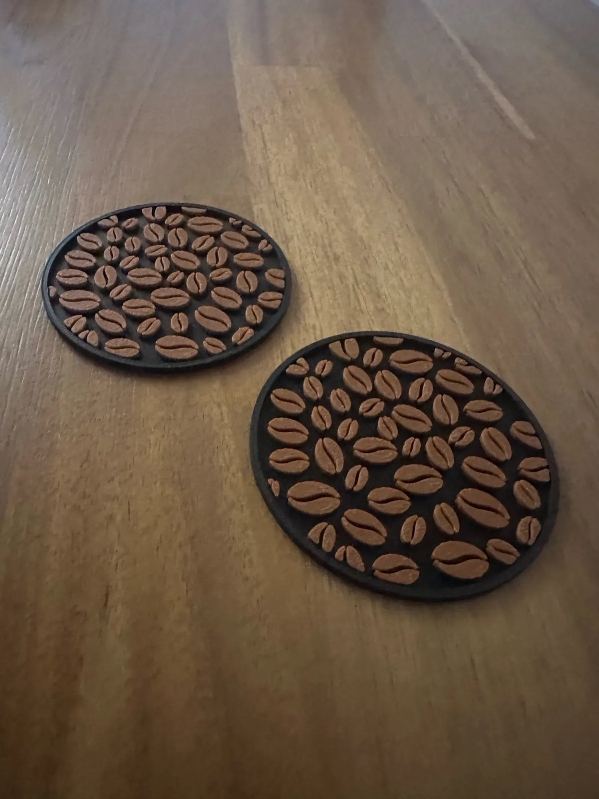 Bases para Copos Grãos de Café