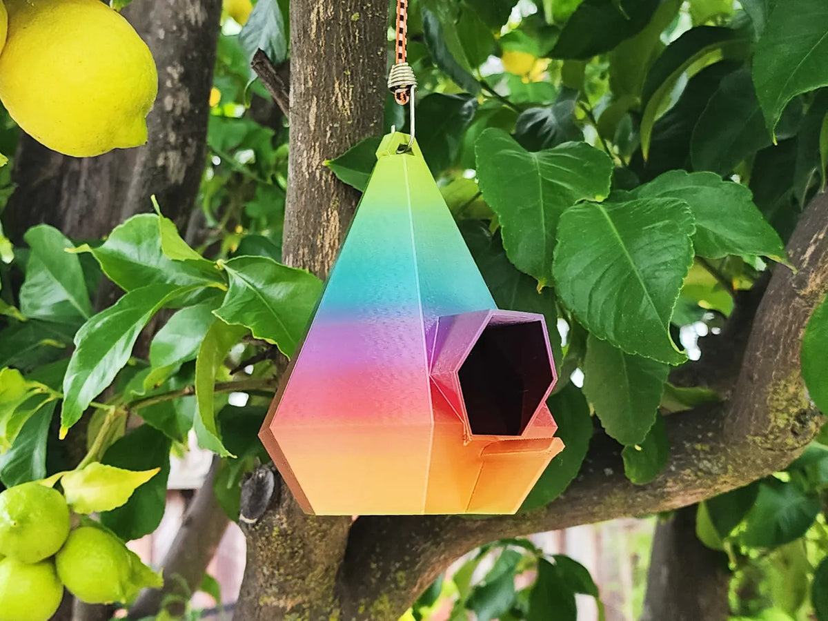 Casinha Hexagonal para Pássaros