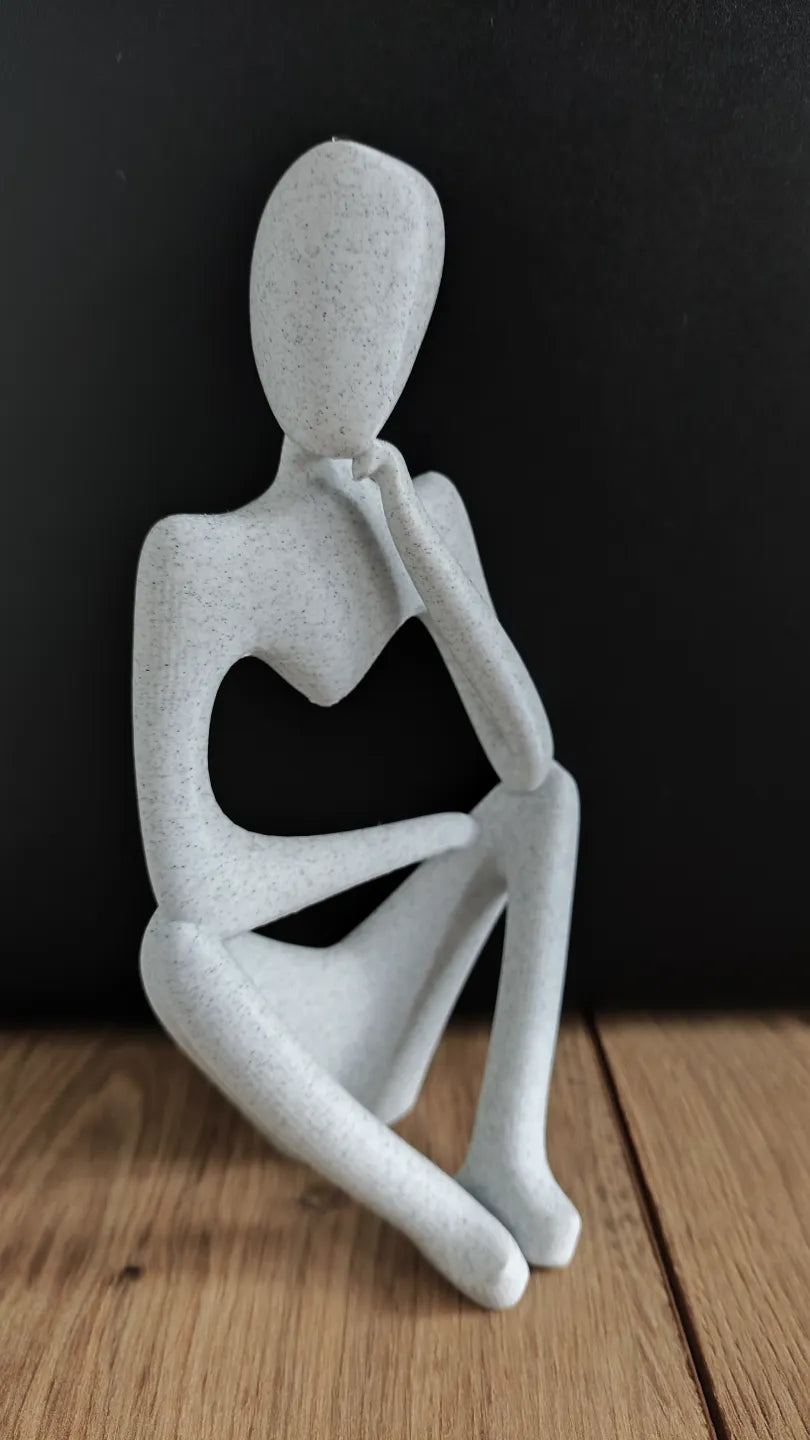 Escultura Abstrata O Pensador
