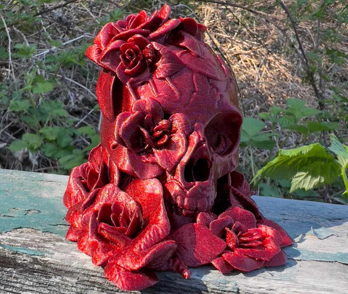 Caveira com Rosas