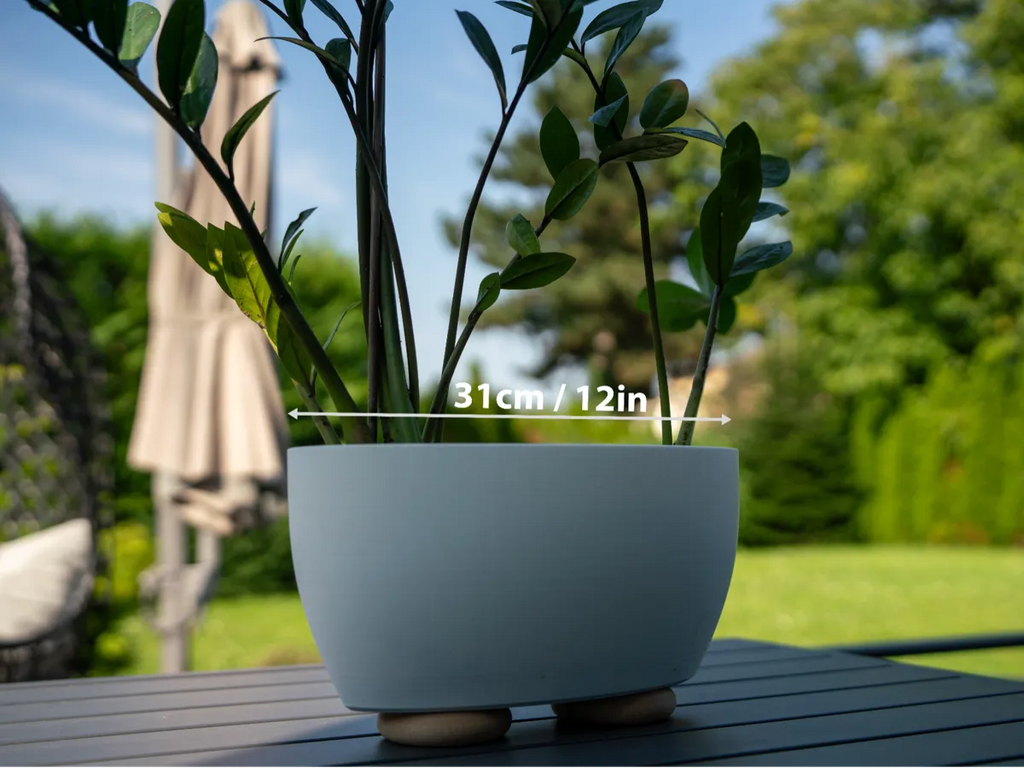 Vaso Oval Grande 31 cm com Drenagem