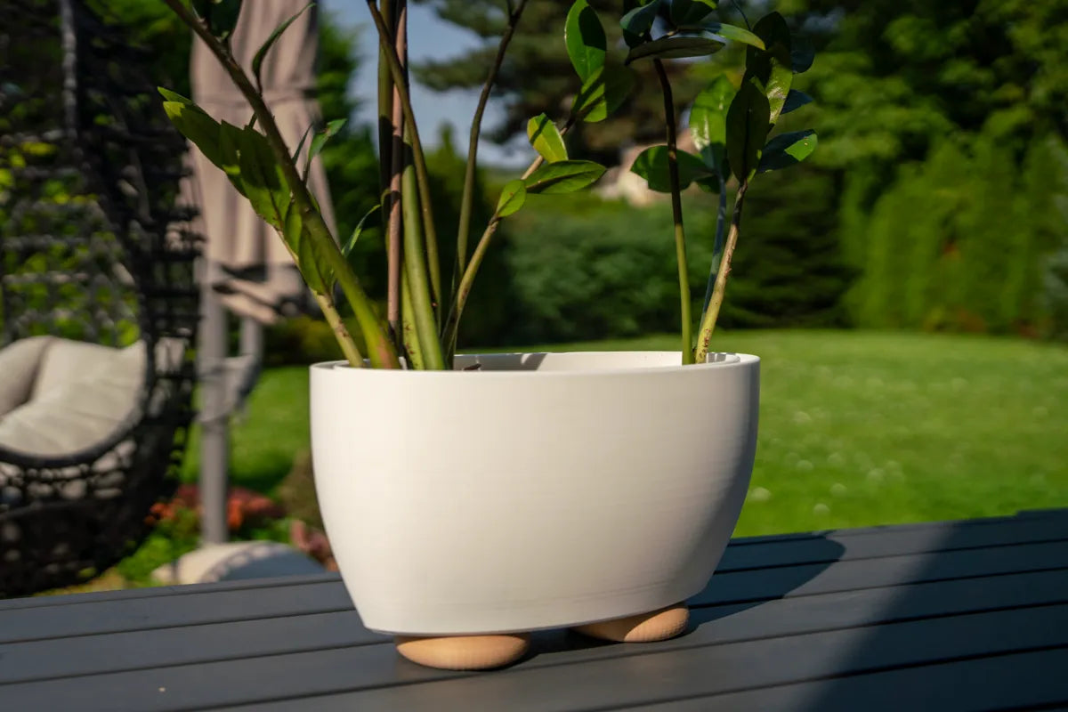 Vaso Oval Grande 31 cm com Drenagem