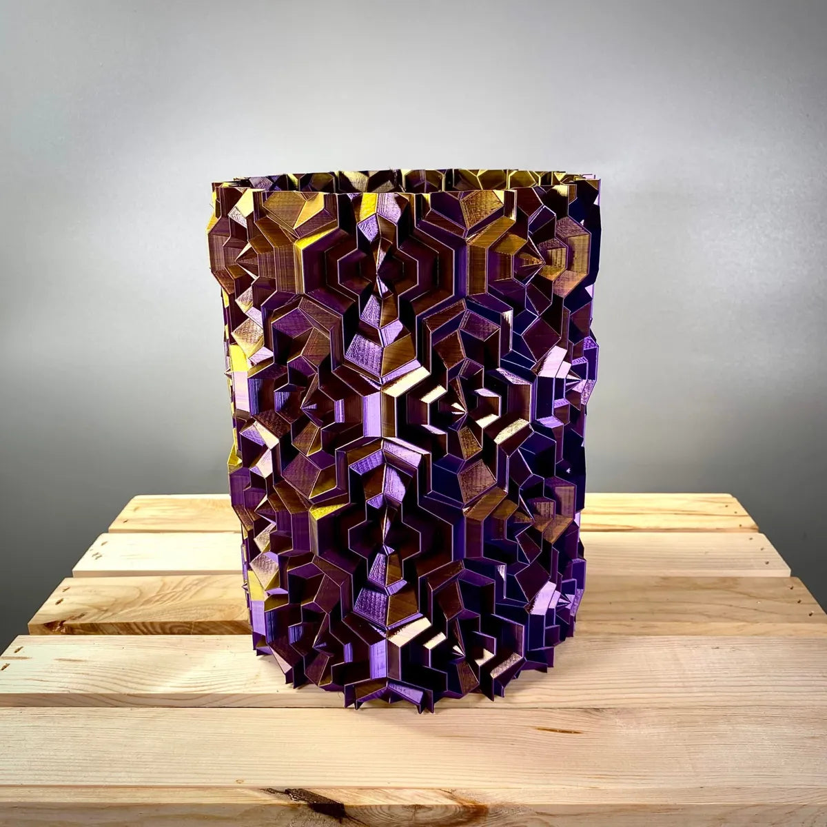 Vaso Ondulado Hexagonal