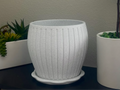 Vaso Grego Efeito Mármore