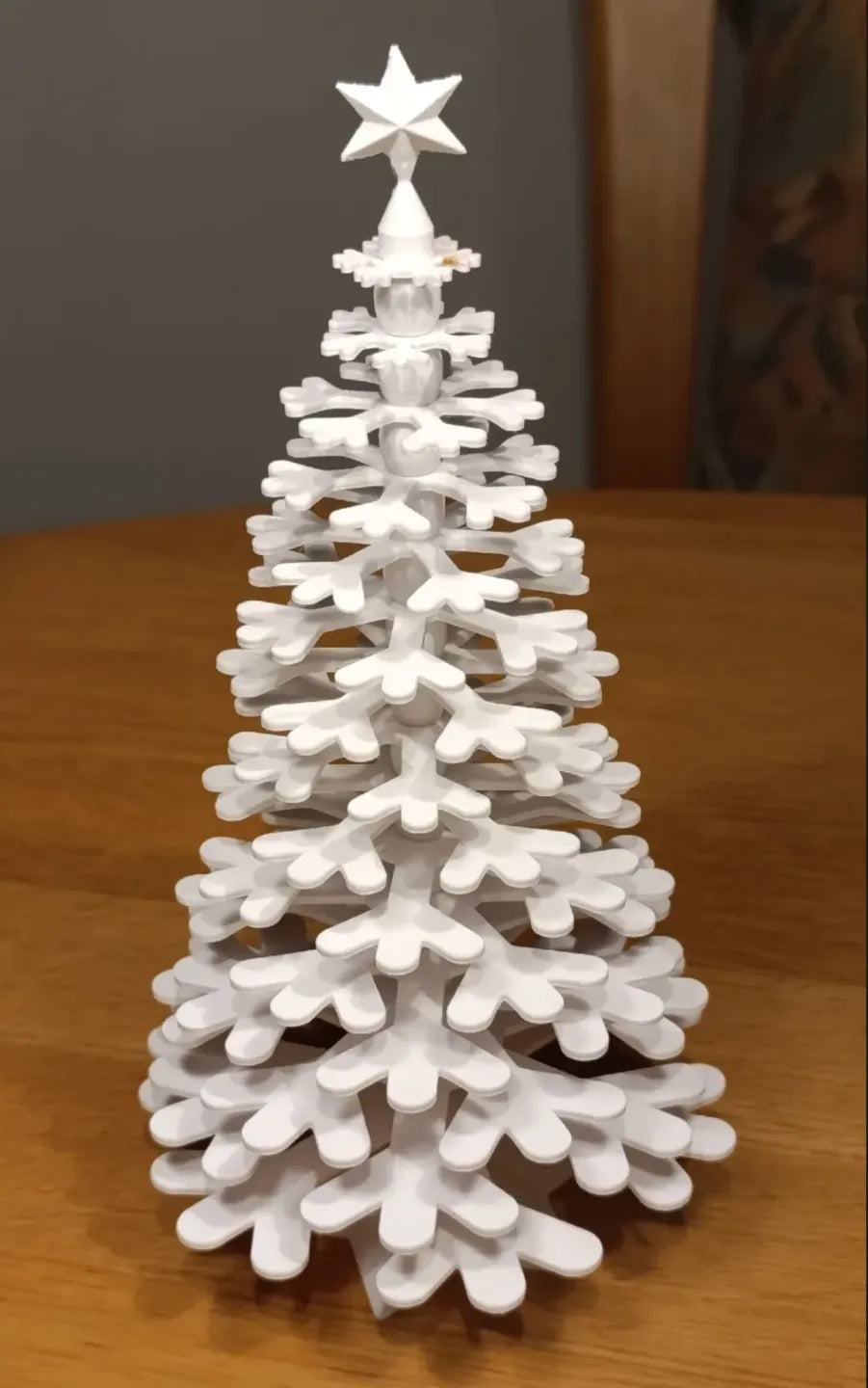 Árvore de Natal de Flocos de Neve