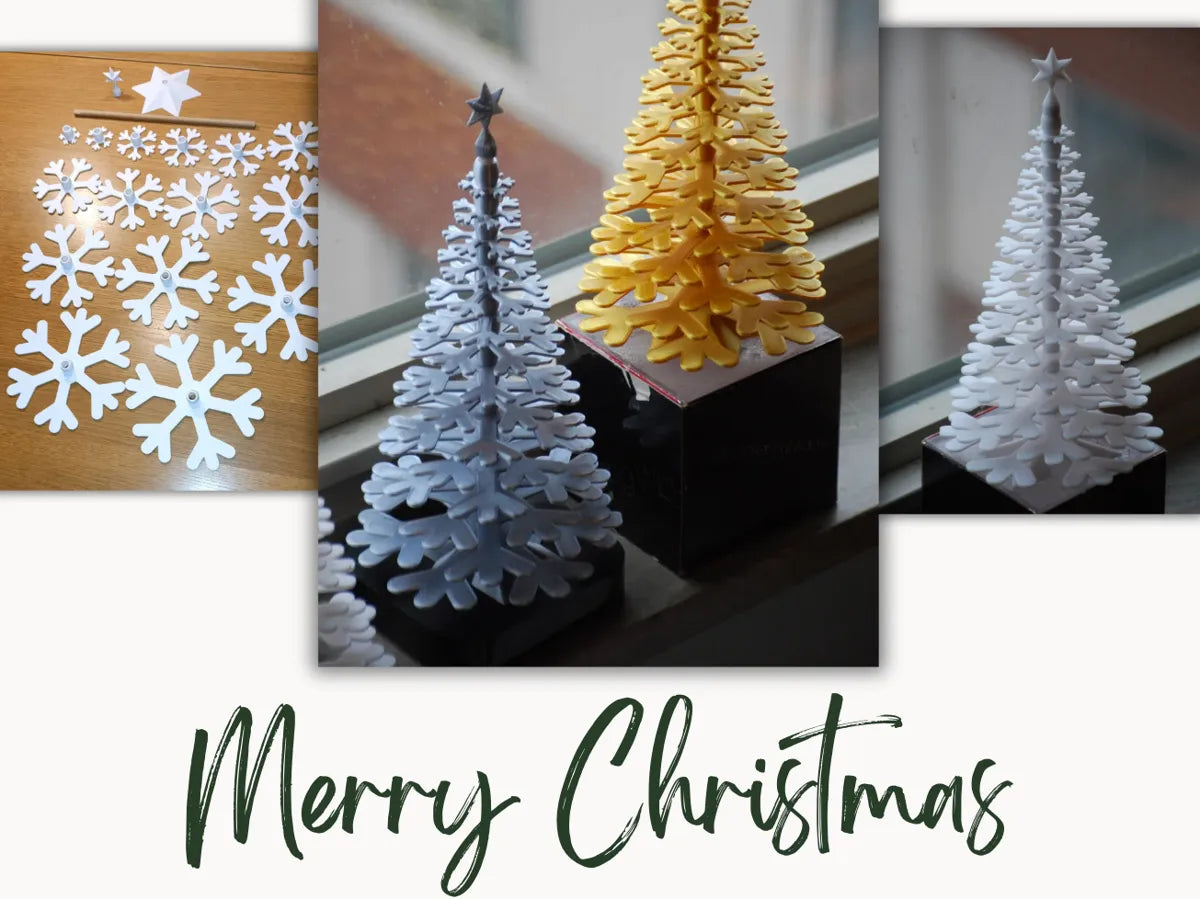Árvore de Natal de Flocos de Neve