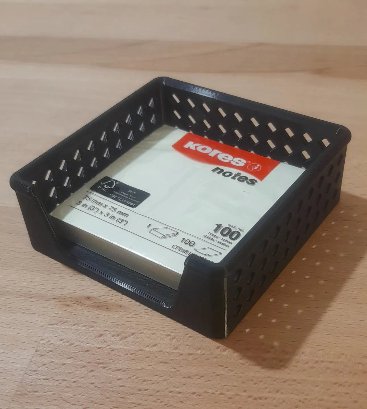 Organizador de Post-its com Guia de Tarefas