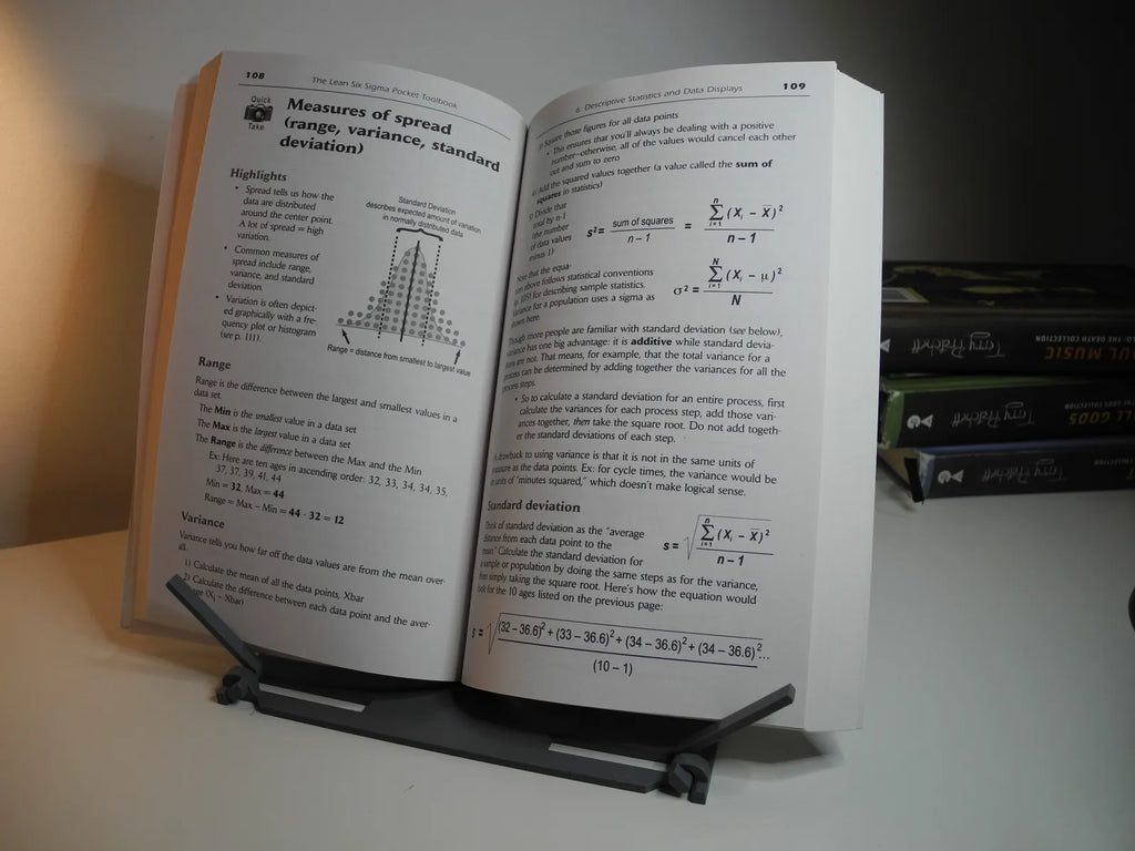 Suporte Dobrável para Livros