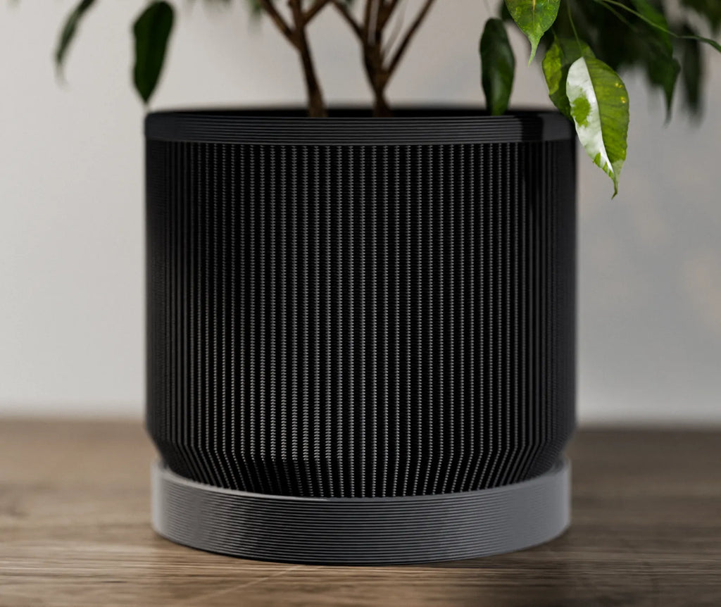 Vaso Canelado Mid-Century