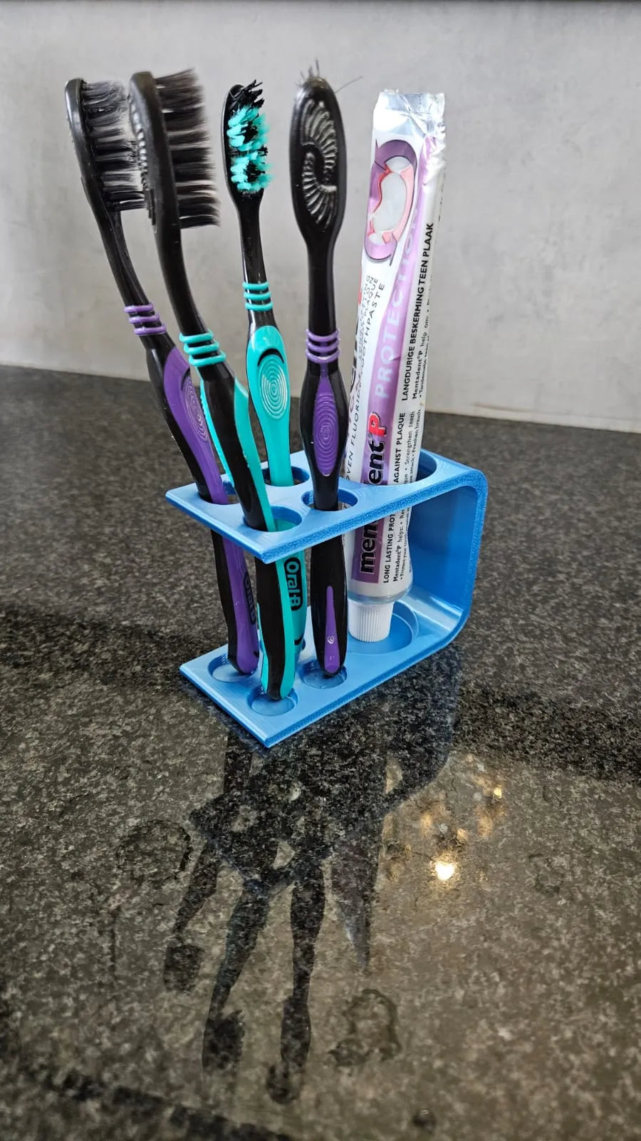 Suporte para Pasta e Escova de Dentes