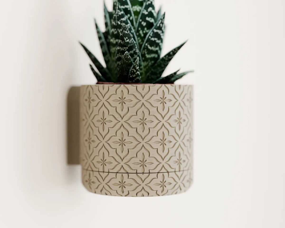Vaso de Parede com Prato Removível
