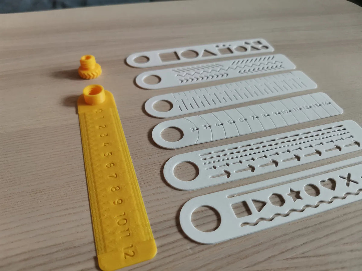 Régua Modular Dobrável com Stencils