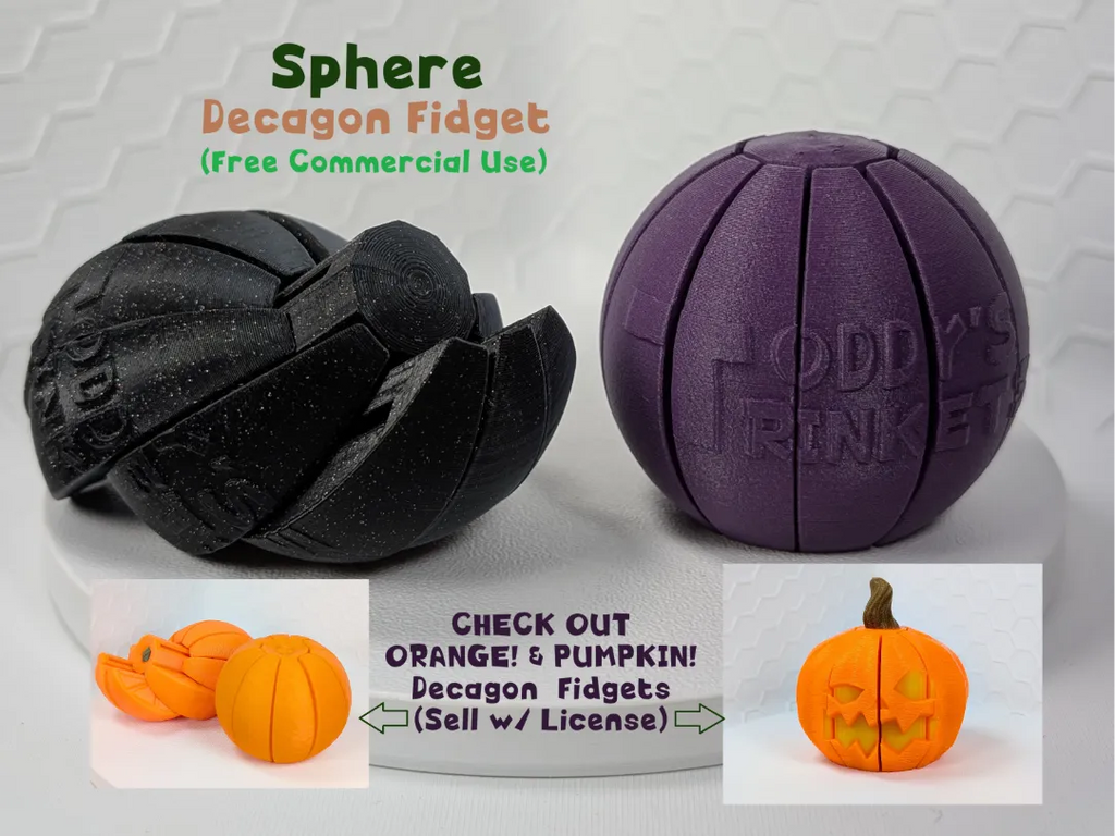 Esfera Decágono Fidget