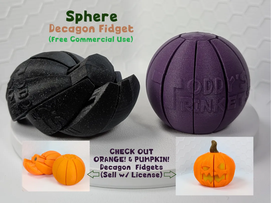 Esfera Decágono Fidget