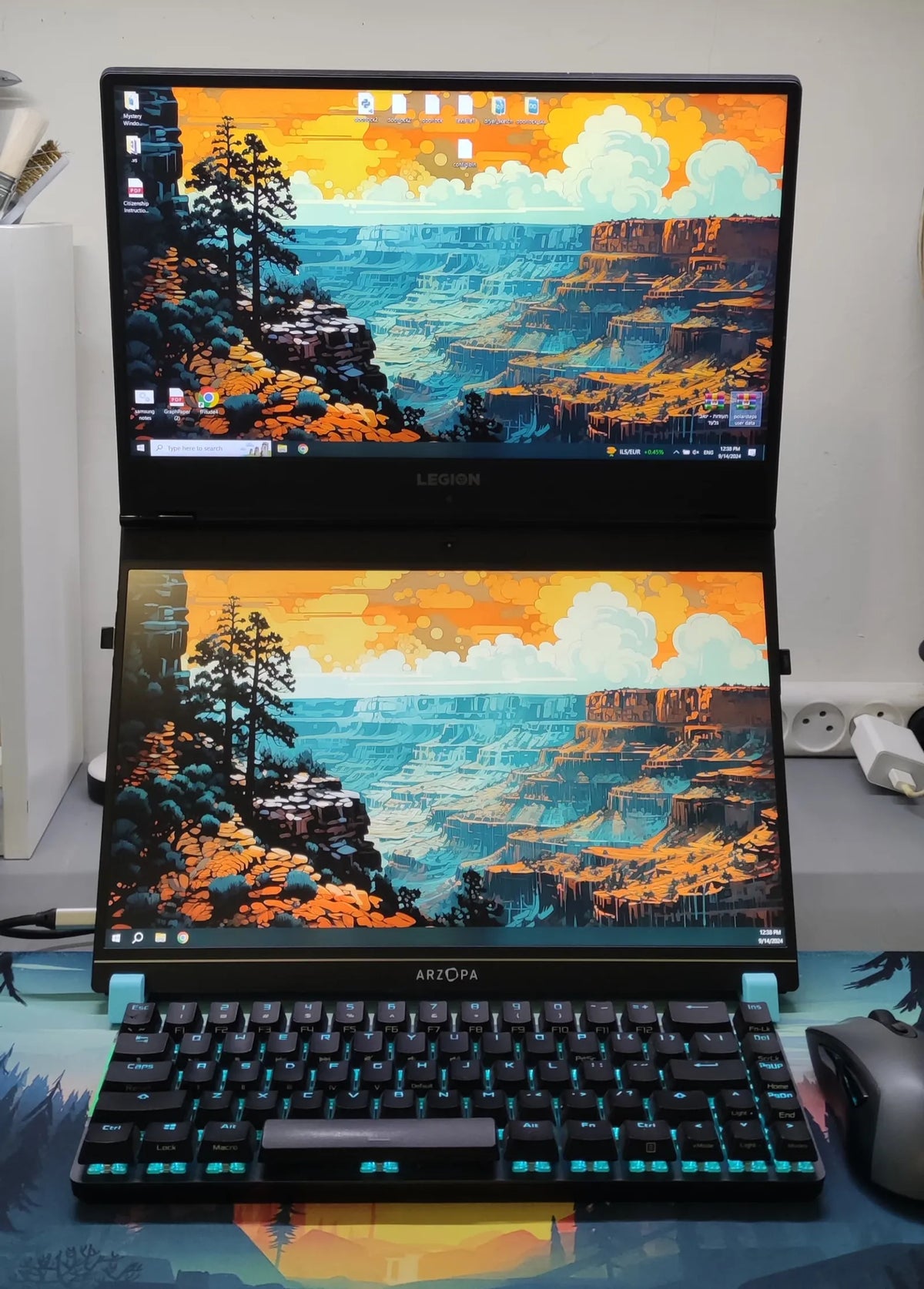 Suporte Vertical para Portátil e Monitor