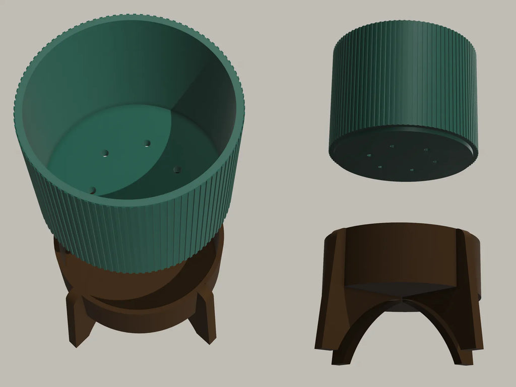 Vaso Canelado Harmonia
