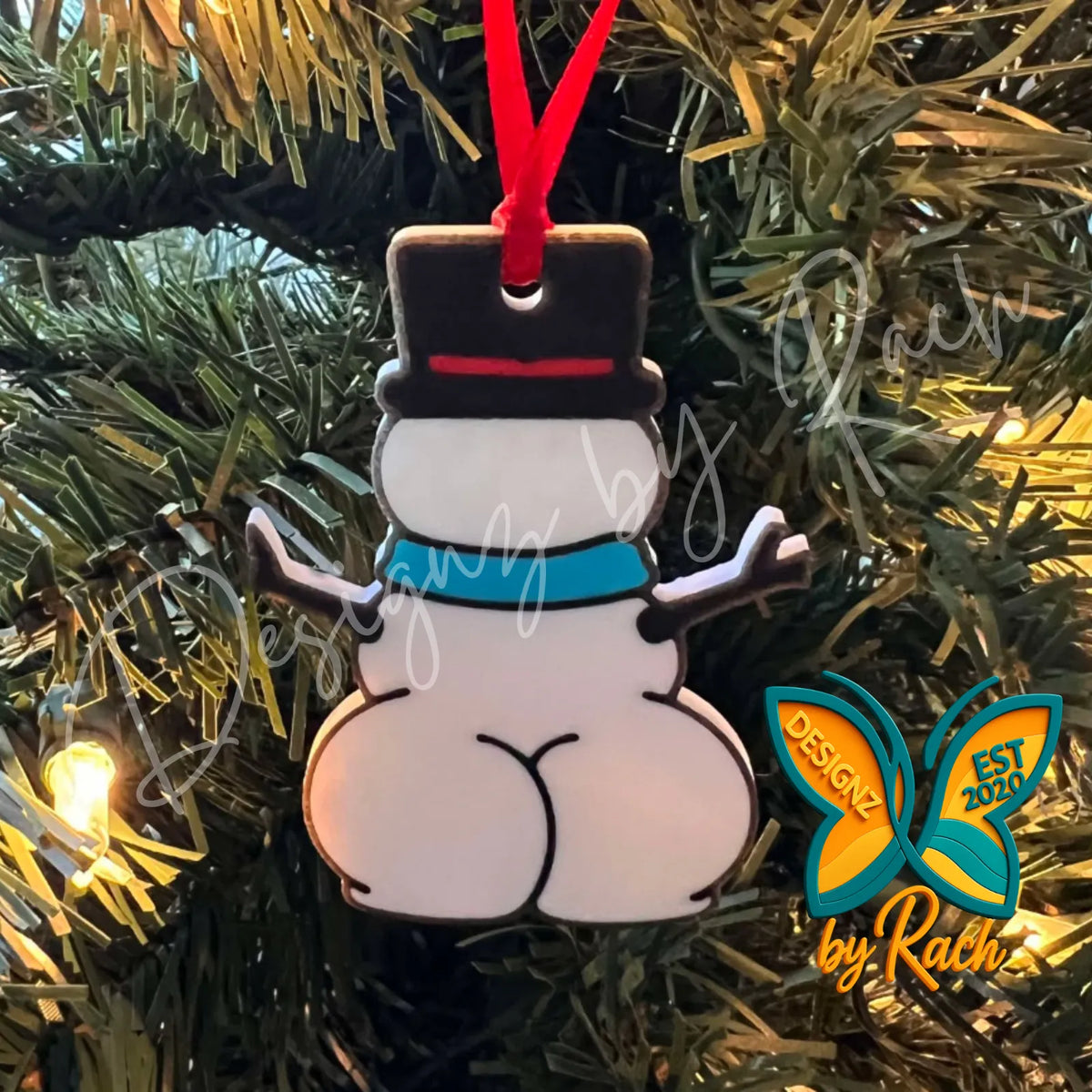 Enfeite de Natal Boneco de Neve