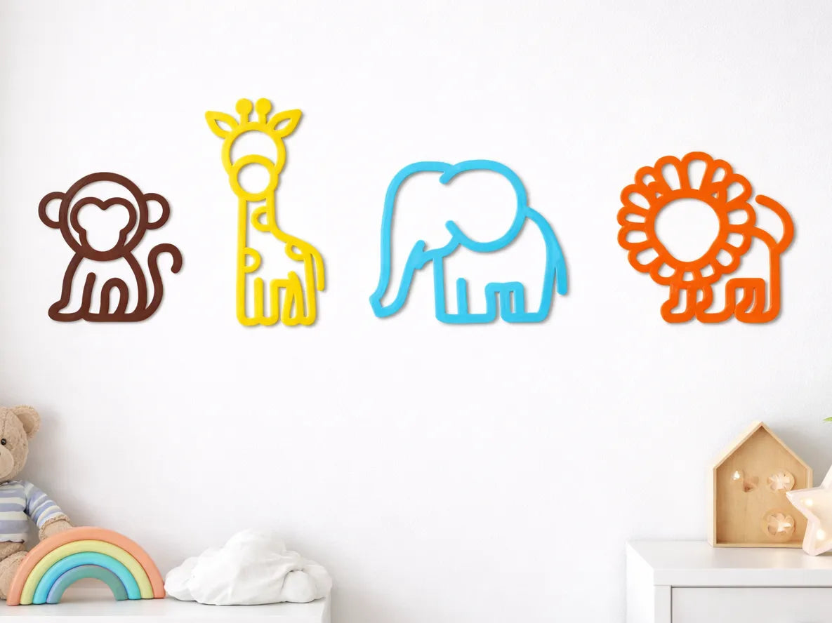 Decoração de Parede Safari - Quarto Infantil
