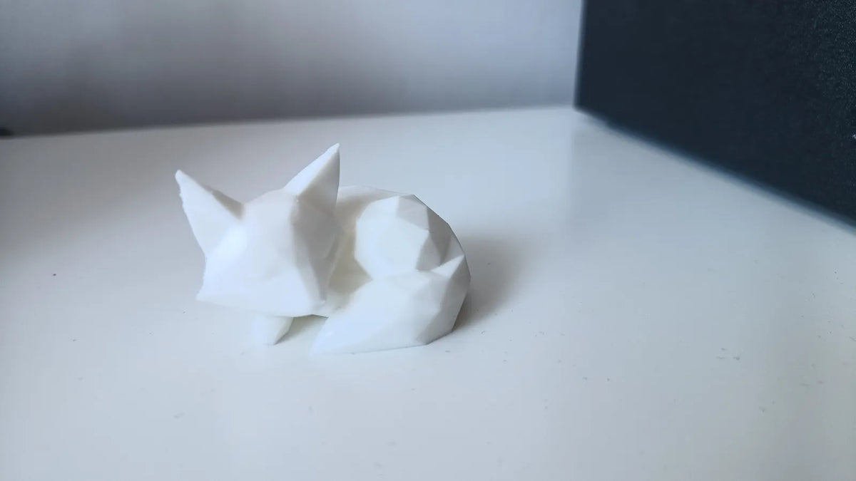 Raposa Sonhadora Low Poly