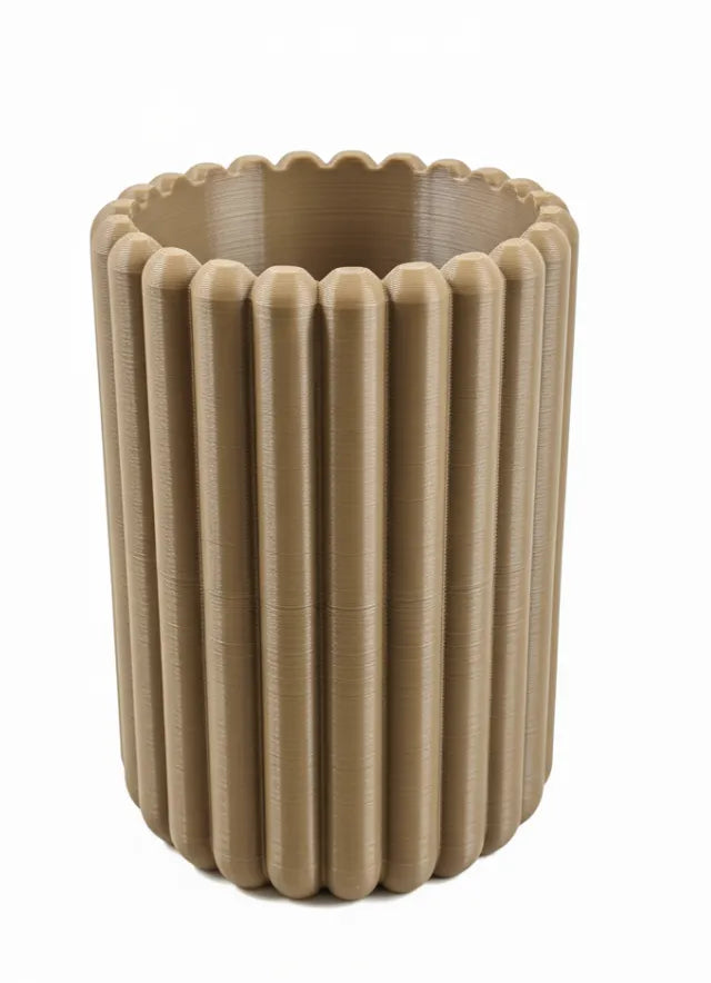 Vaso Canelado Groove & Grow