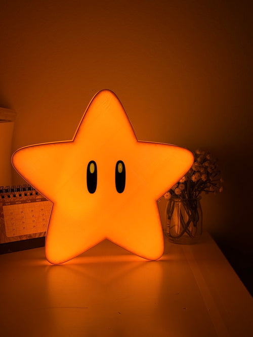 Candeeiro Estrela Super Mario
