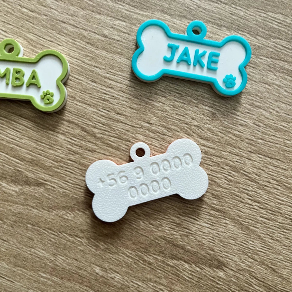 Placa de Identificação Personalizada para Cão