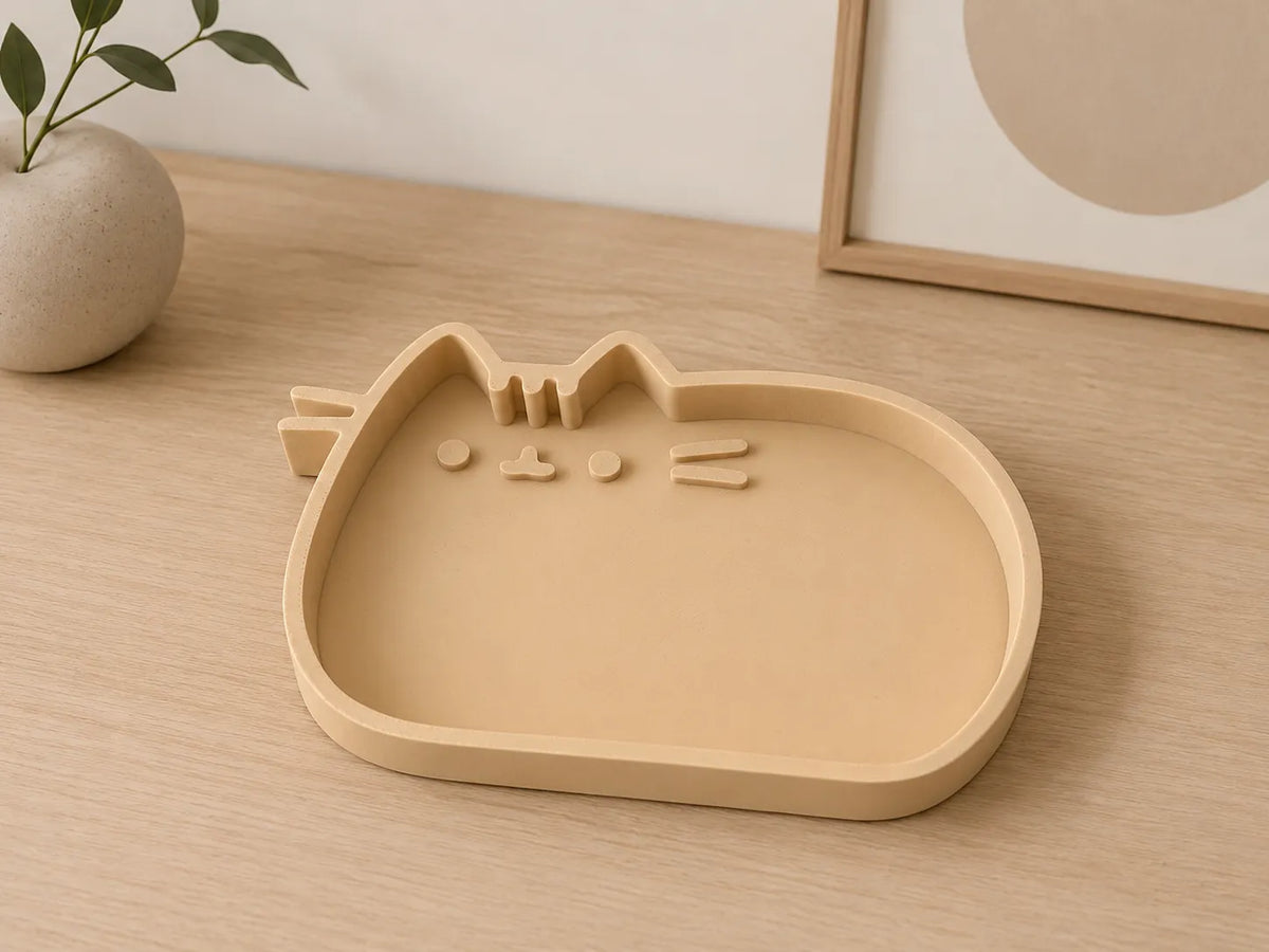 Tabuleiro Kawaii Gato para Chaves e Joias