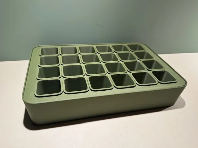 Tabuleiro de Sementeira 24 Vasos com Tampa