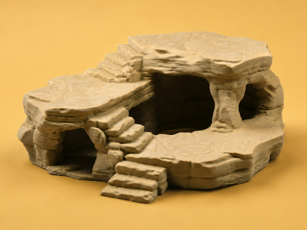 Pedra do Deserto impresso em 3D - Vértice Arte 3D