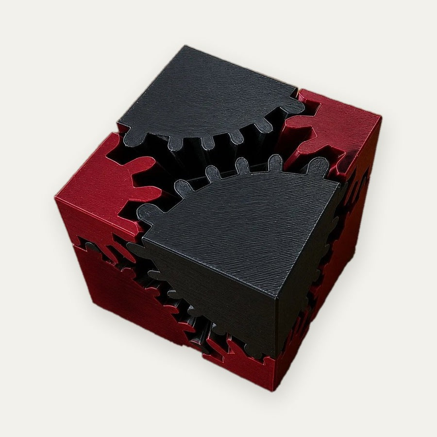 Mini Cubo de Engrenagens – Vértice Arte 3D