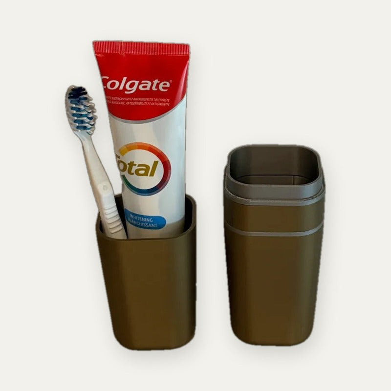 Estojo e Suporte de Viagem para Escova