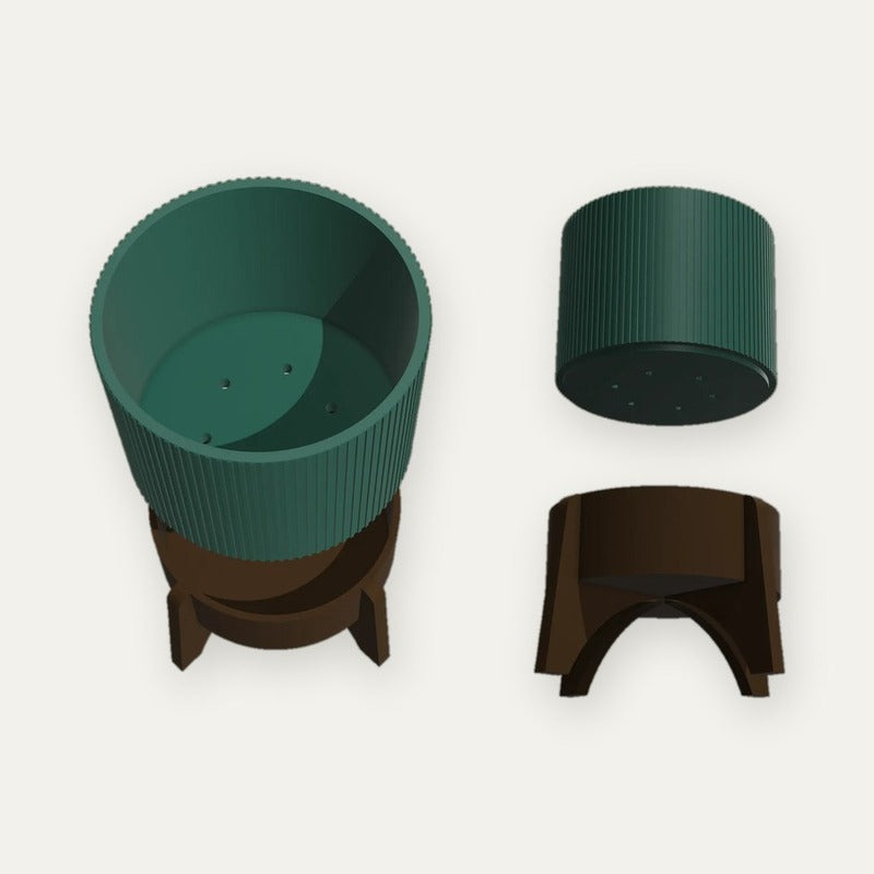 Vaso Canelado Harmonia