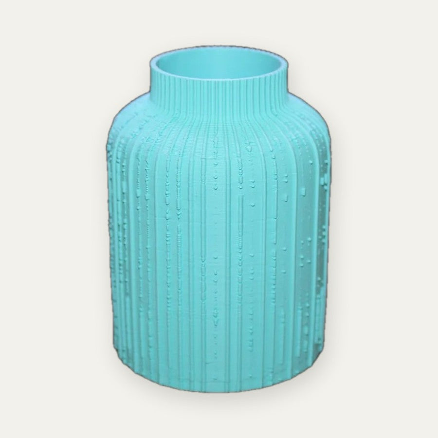 Vaso com Nervuras – Vértice Arte 3D